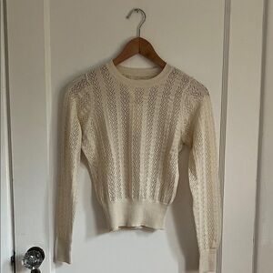 NWT Dôen Ivory Norfolk Sweater XS